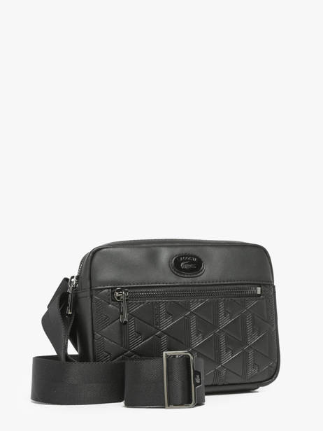 Cross Body Tas Lacoste Zwart monogramme NH4401MR ander zicht 2